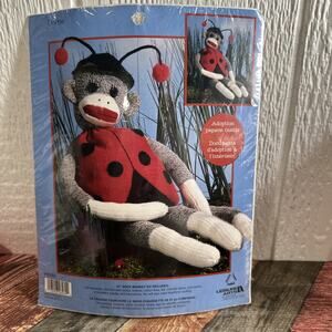 Leisure Arts 21” Sock Monkey Kit - Dottie - # 46269 Adoption Papers Inside